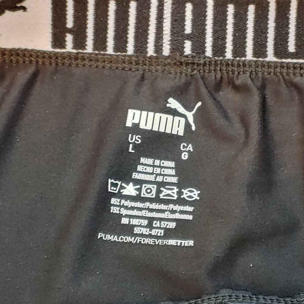 Excellent Used Condition Men's PUMA Performance Boxer Briefs Black Size Large - Picture 10 of 11